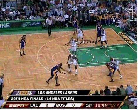 08总决赛绿凯对科比的防守算是极致了么