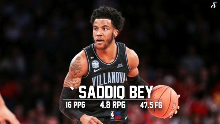 saddiq bey对阵乔治城大学生涯新高33分   saddiq bey 2019-20赛季