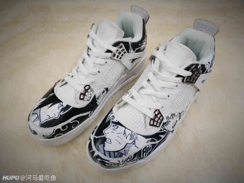 手绘aj4,火影鸣佐