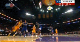 【揭幕战gif】快船vs湖人 科比,您老悠着点,回来可别没位置了!