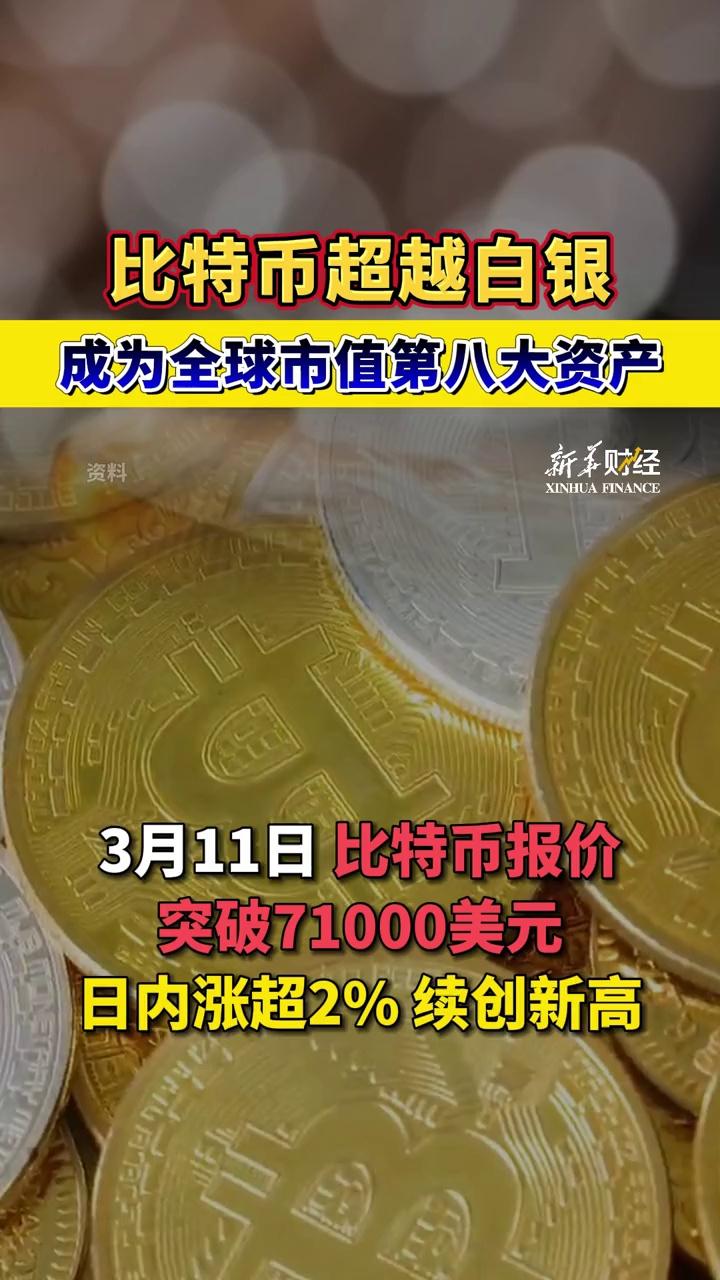 比特币续创历史新高，市值超过白银-步行街主干道-虎扑社区