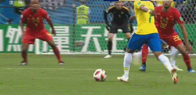 德布劳内世界波奥古斯托破门难救主,比利时2-1巴西晋级半决赛