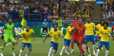 德布劳内世界波奥古斯托破门难救主,比利时2-1巴西晋级半决赛