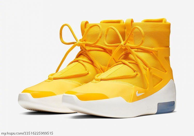 新配色的 nike air fear of god 1 要来啦!黄色的 fog 你hold的住吗?