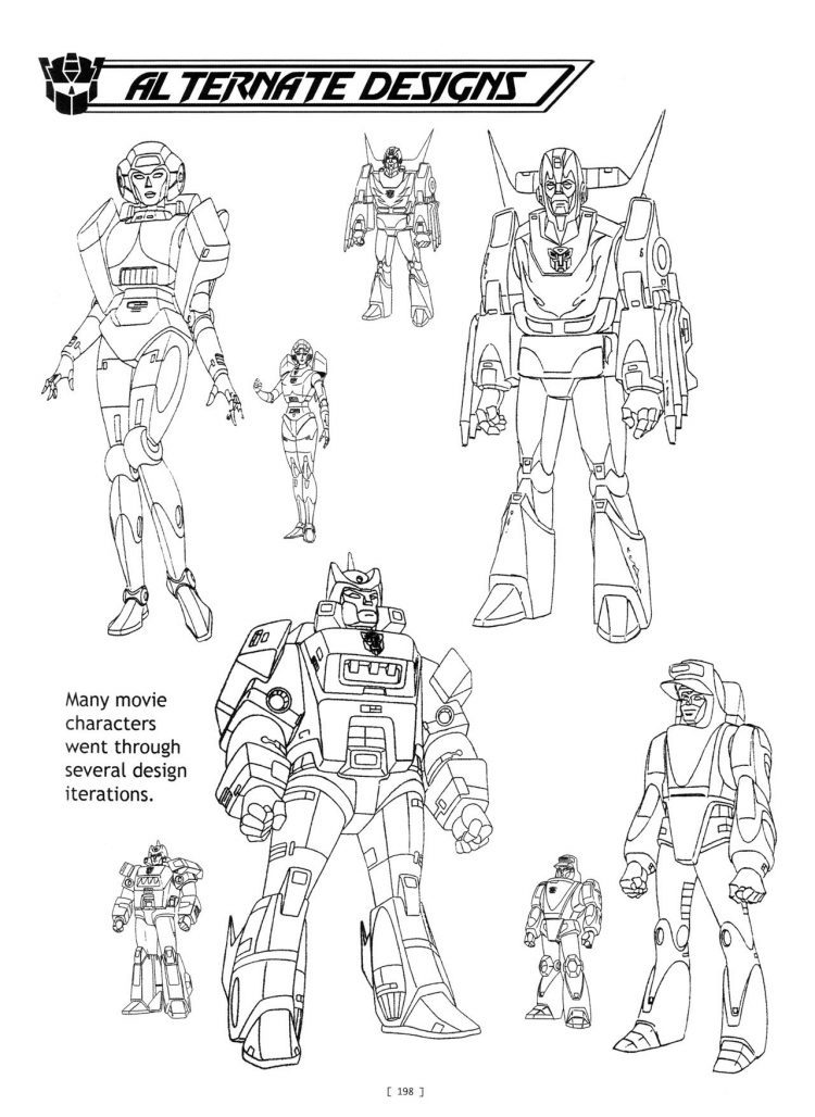 下图是阿尔茜,补天士,弹簧和转轮的设定变迁,大图为初期设定,小图为