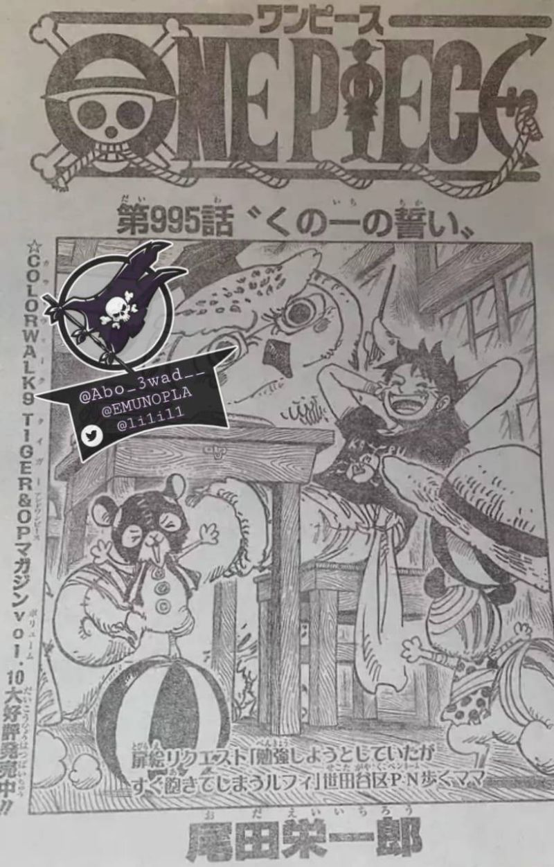 海贼王995 女忍的誓言 个人汉化 虎扑