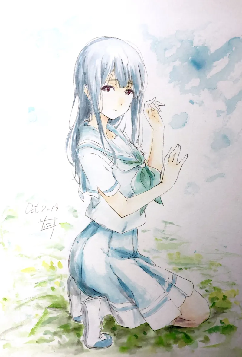 仁井学绘制铠冢霙生日贺图 小天使生日快乐 Acg区 虎扑社区