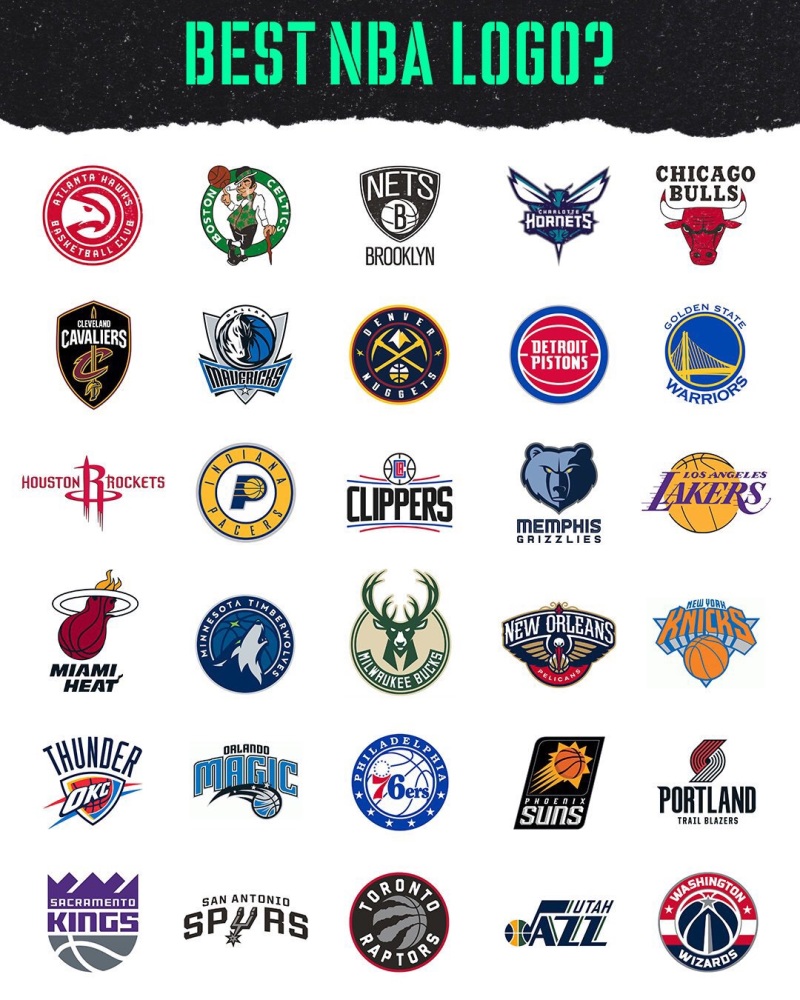 nba各队logo的变化,你更喜欢哪一个版本