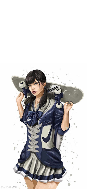 求ahe颜玩坏脸全面屏壁纸!