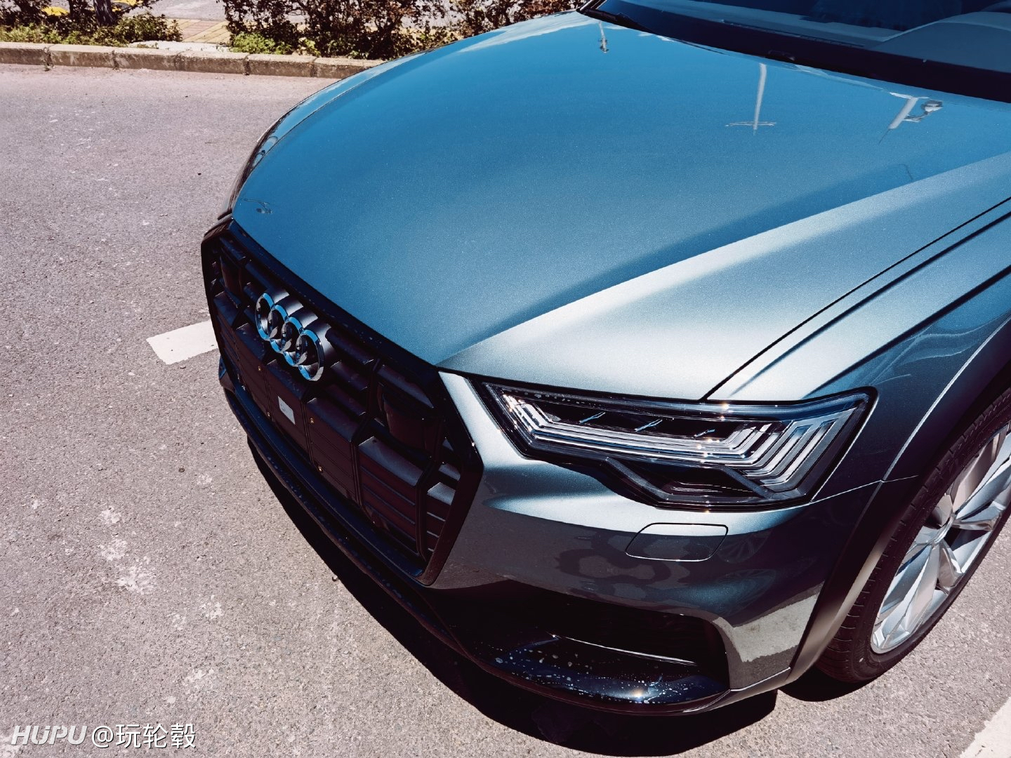 奥迪a6 allroad,鳄鱼绿,预订了快8个月,能够看出选装了什么嘛?