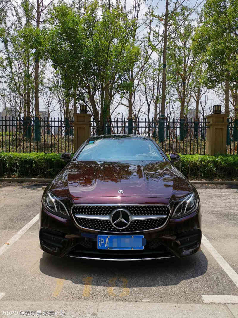 e coupe碧玺红提车作业